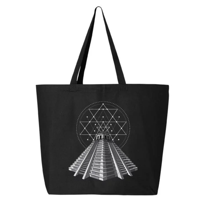 Aztec Pyramid Ancient Mayan Pyramids 25L Jumbo Tote