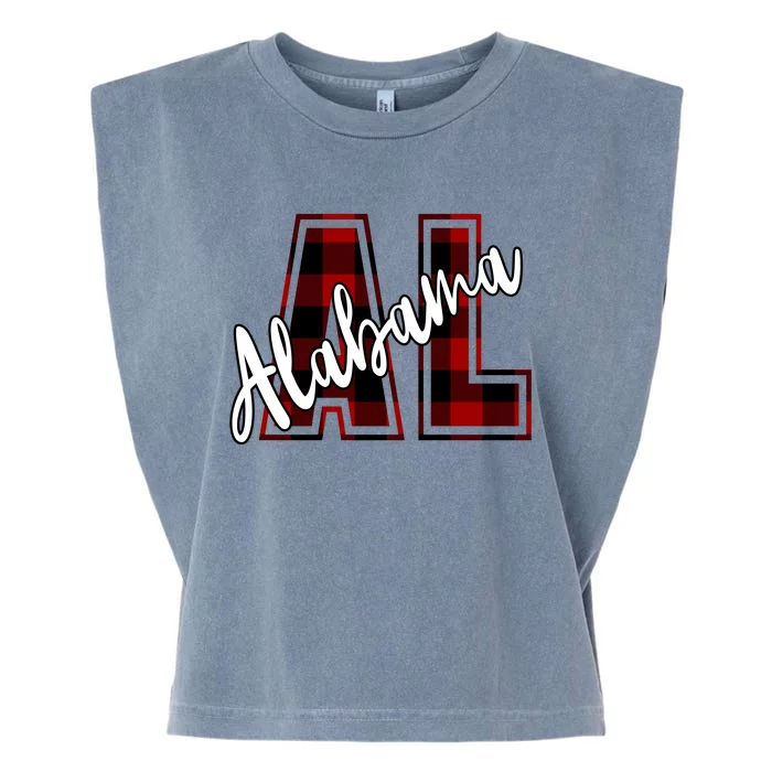 Alabama Plaid Al Garment-Dyed Women's Muscle Tee