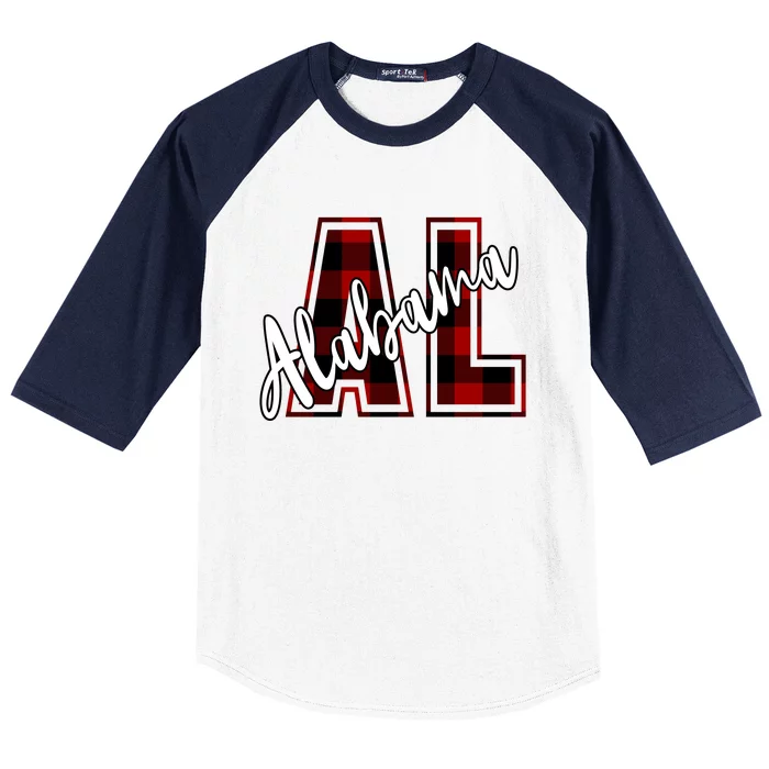 Alabama Plaid Al Baseball Sleeve Shirt