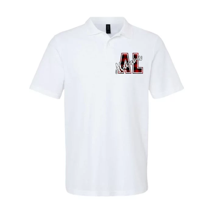 Alabama Plaid Al Softstyle Adult Sport Polo