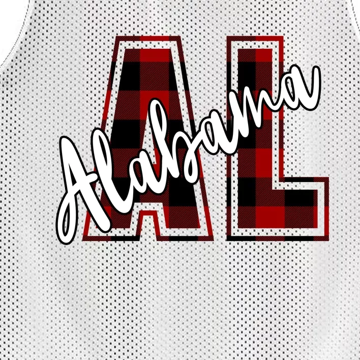 Alabama Plaid Al Mesh Reversible Basketball Jersey Tank