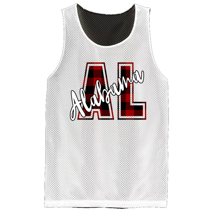 Alabama Plaid Al Mesh Reversible Basketball Jersey Tank