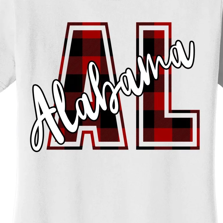 Alabama Plaid Al Women's T-Shirt