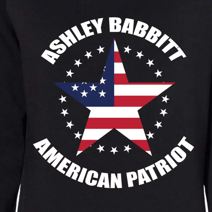 AMERICAN PATRIOT ASHLEY BABBITT Womens California Wash Sweatshirt