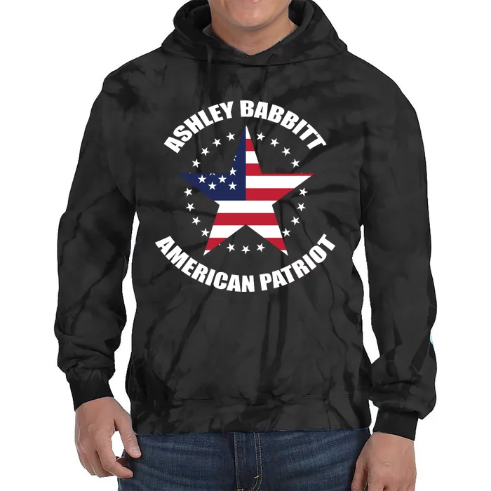 AMERICAN PATRIOT ASHLEY BABBITT Tie Dye Hoodie