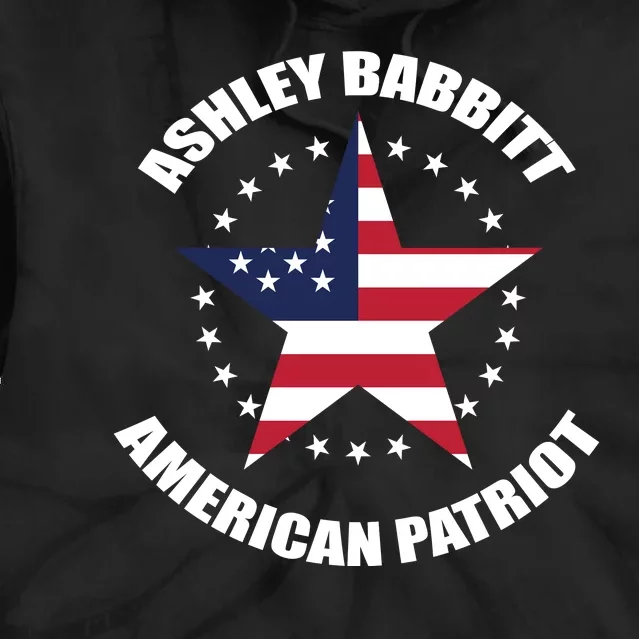 AMERICAN PATRIOT ASHLEY BABBITT Tie Dye Hoodie