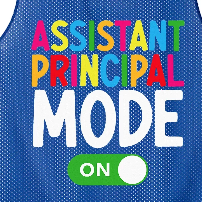 Assistant Principal – Awesome Principal Back To School Mesh Reversible Basketball Jersey Tank