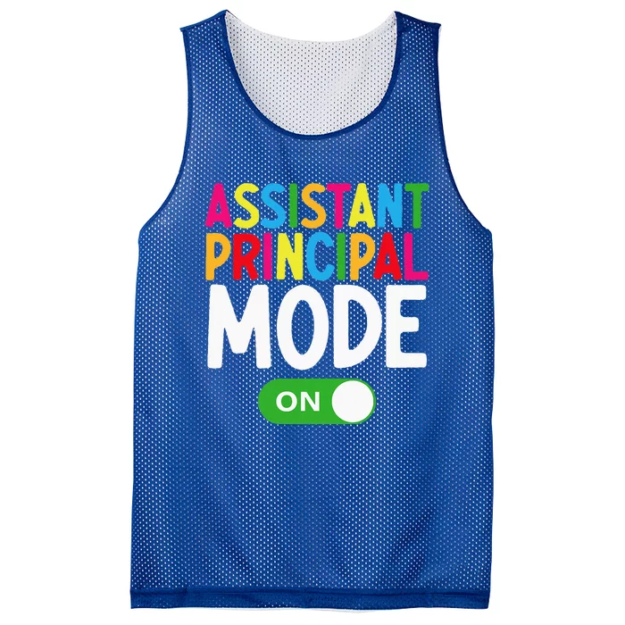 Assistant Principal – Awesome Principal Back To School Mesh Reversible Basketball Jersey Tank