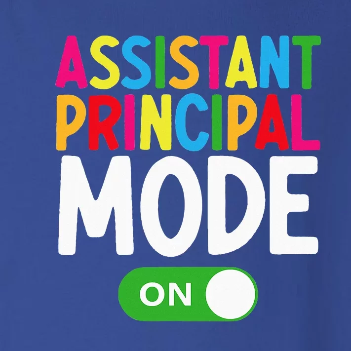 Assistant Principal – Awesome Principal Back To School Toddler Long Sleeve Shirt