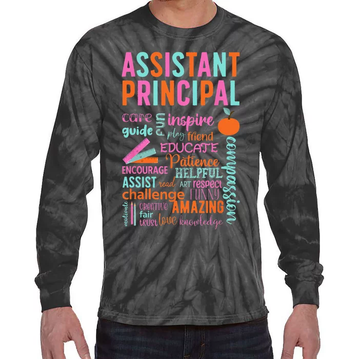 Assistant Principal Appreciation Assistant Principals Tie-Dye Long Sleeve Shirt