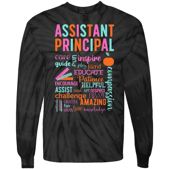 Assistant Principal Appreciation Assistant Principals Tie-Dye Long Sleeve Shirt