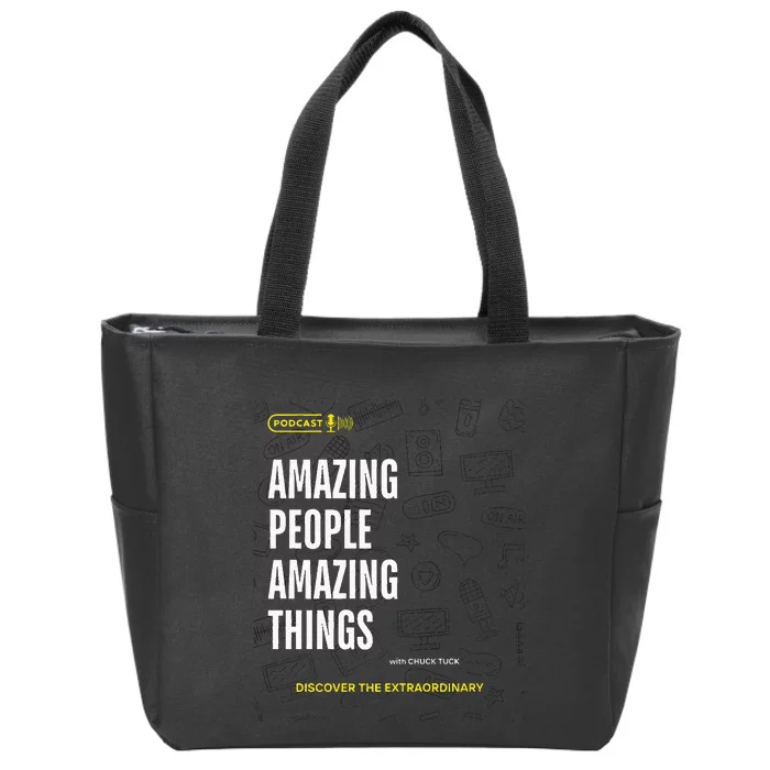 Amazing People Amazing Things Podcast Zip Tote Bag