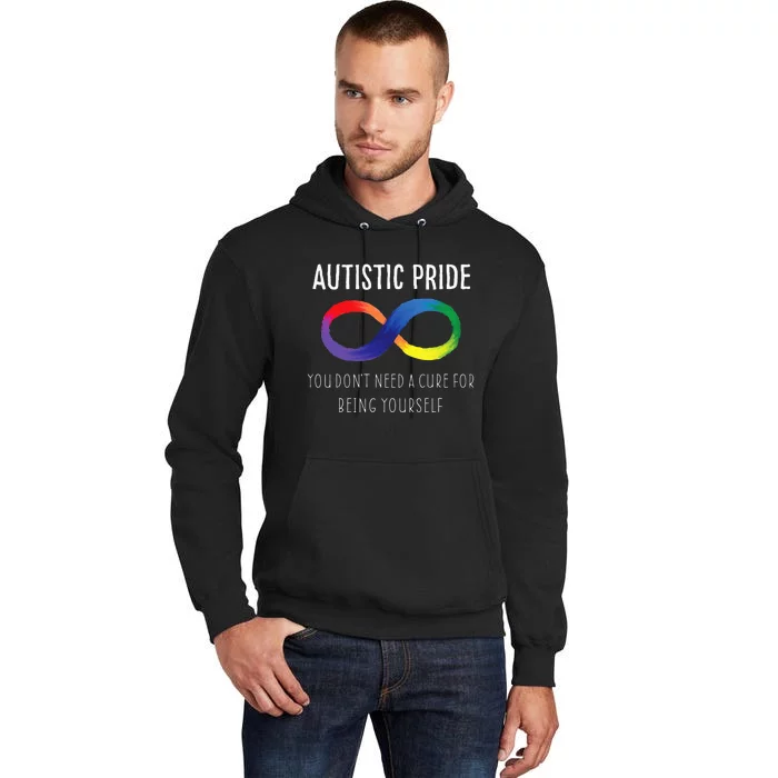 Autistic Pride Autism Awareness Acceptance Love Heart Puzzle Tall Hoodie