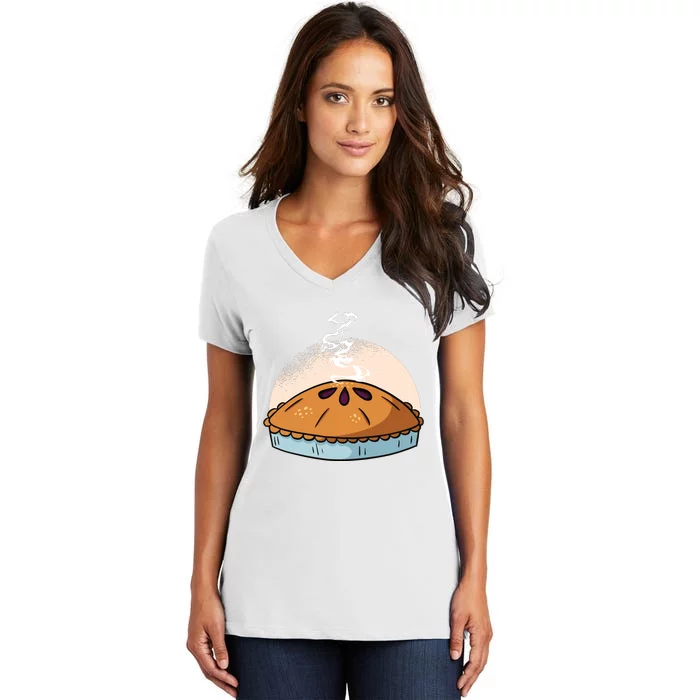 Apple Pie Women's V-Neck T-Shirt