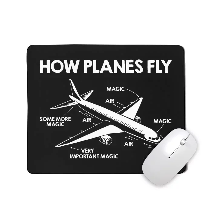 Aircraft Pilot Aerospace Engineer How Planes Fly Engineering Mousepad