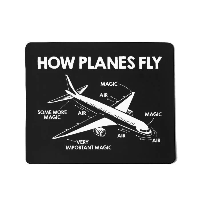 Aircraft Pilot Aerospace Engineer How Planes Fly Engineering Mousepad