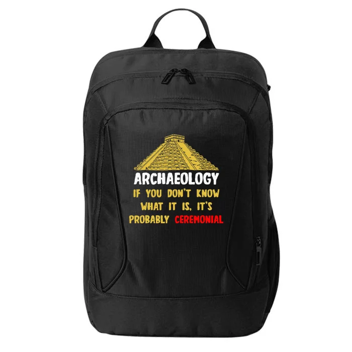 Archeologists Pyramid Artifacts Fossils Archaeology City Backpack