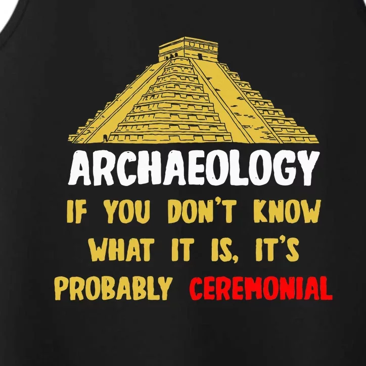 Archeologists Pyramid Artifacts Fossils Archaeology Performance Tank