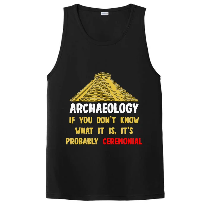 Archeologists Pyramid Artifacts Fossils Archaeology Performance Tank