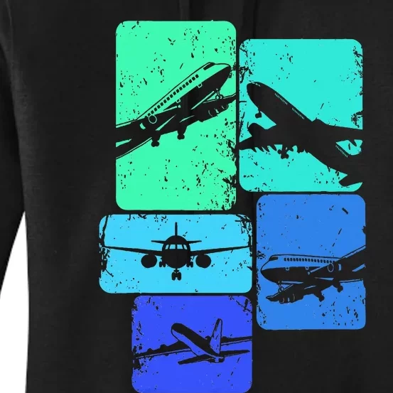 Airplane Pilot Women's Pullover Hoodie