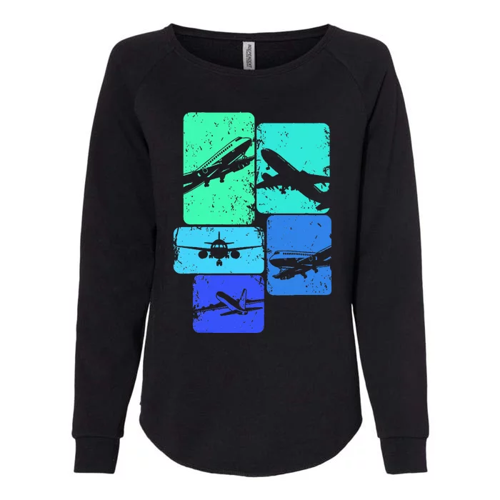 Airplane Pilot Womens California Wash Sweatshirt