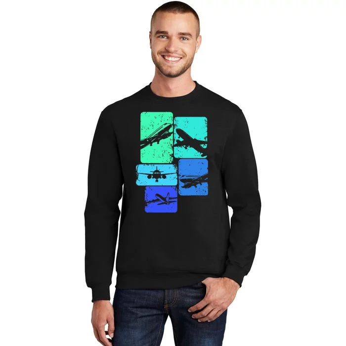 Airplane Pilot Tall Sweatshirt