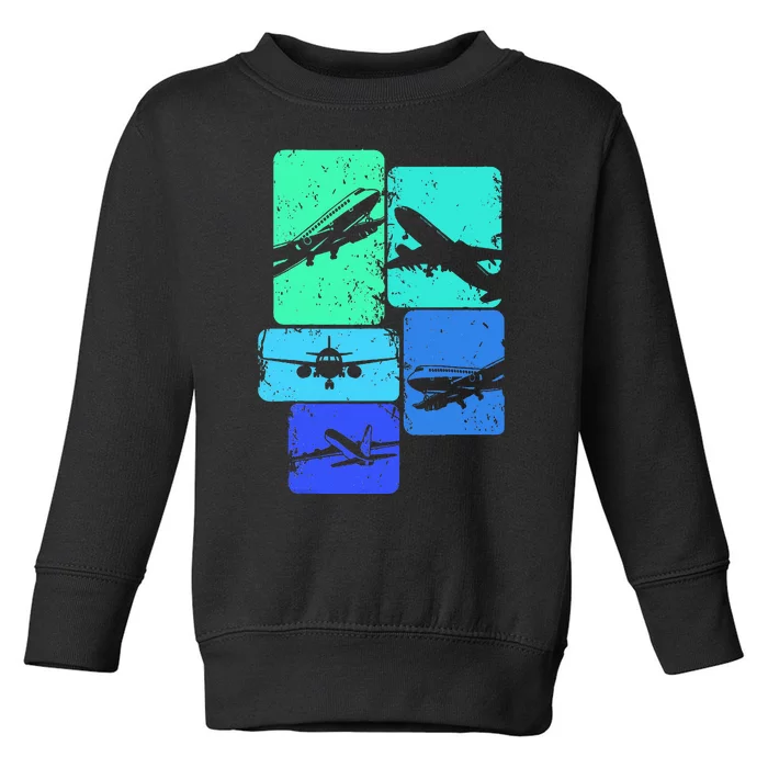 Airplane Pilot Toddler Sweatshirt