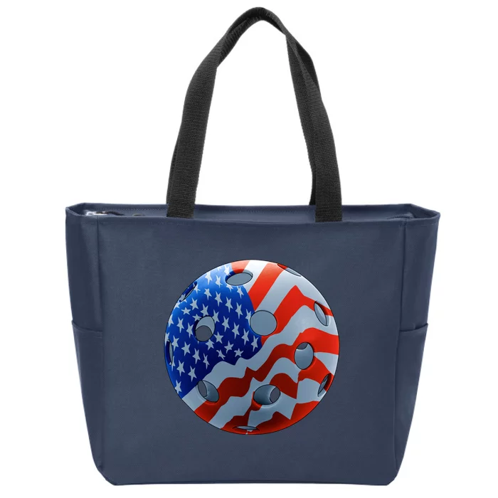 American Pickleball Zip Tote Bag