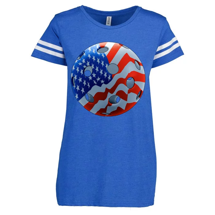 American Pickleball Enza Ladies Jersey Football T-Shirt