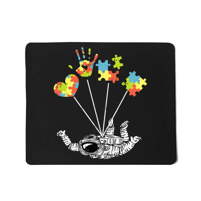 Astronaut Puzzle Autism Awareness Gifts For Autistic Mousepad