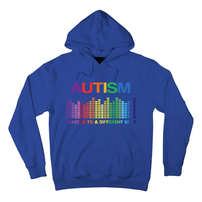 Autism Puzzle Autism Awareness Dancing To A Different Beat Meaningful Gift Tall Hoodie