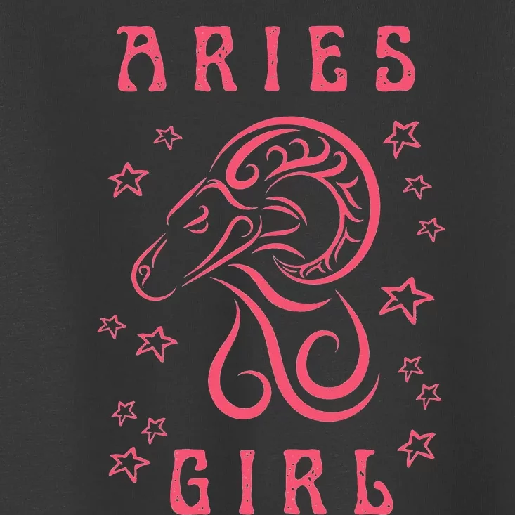 Aries Personality Astrology Zodiac Sign Horoscope Toddler T-Shirt