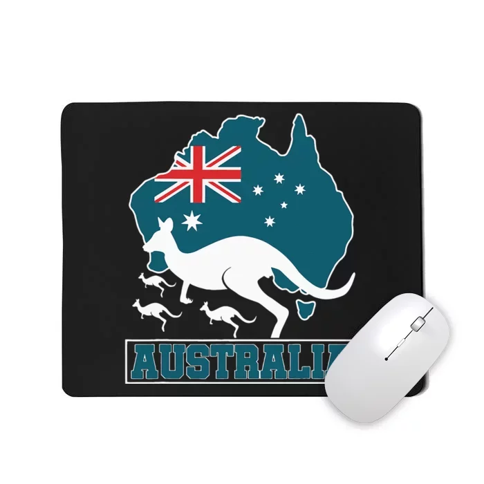 Australian Pride Aussie Gift Kangaroo Mousepad