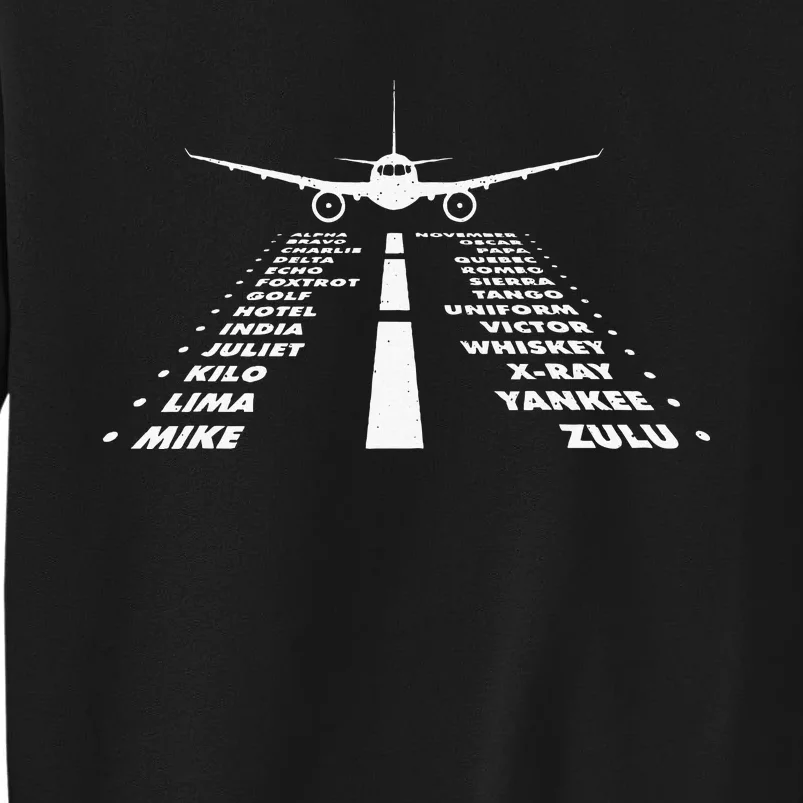 Airplane Phonetic Alphabet Airline Pilot Aviation Lover Sweatshirt