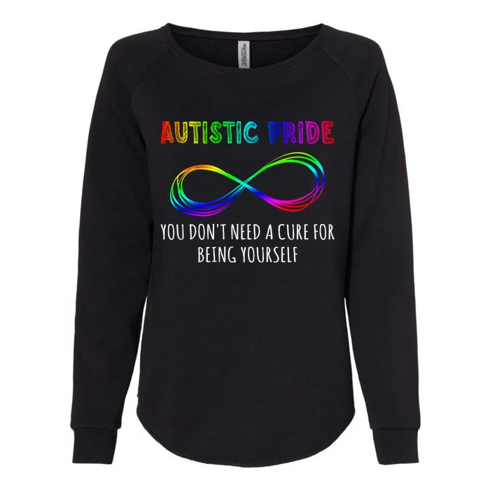 Autistic Pride Autism Awareness Acceptance Infinity Symbol Gift Womens California Wash Sweatshirt