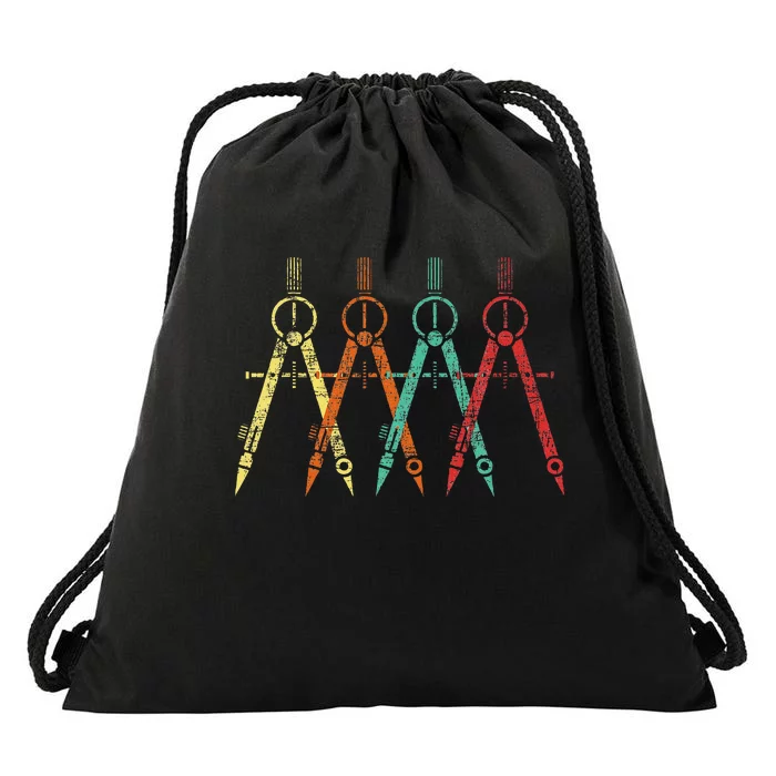 Architect Protractor Architecture Art Architectural Drawstring Bag