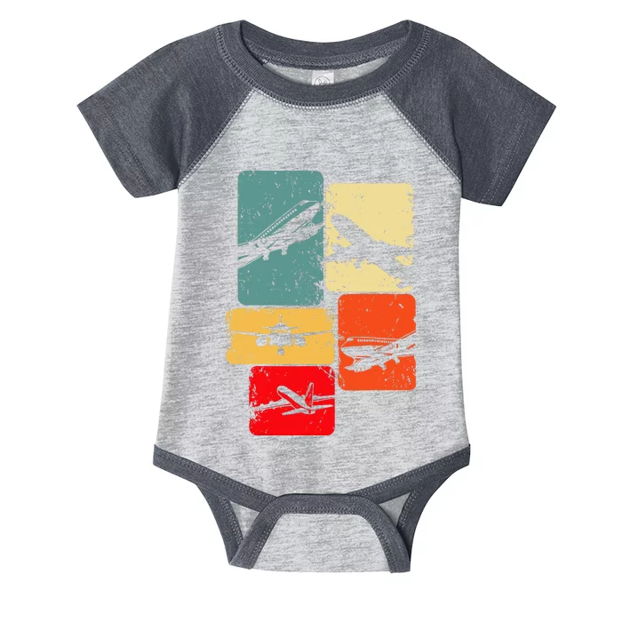 Airplane Pilot Infant Baby Jersey Bodysuit