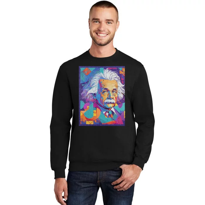 Albert Pop Art Portrait Tall Sweatshirt