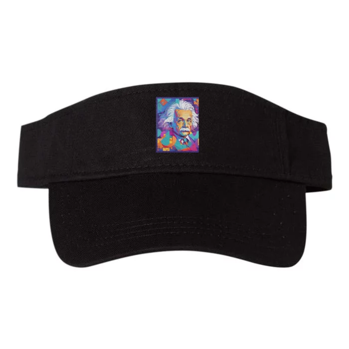 Albert Pop Art Portrait Valucap Bio-Washed Visor