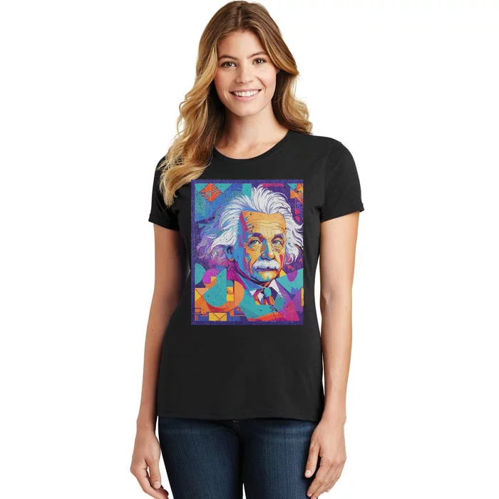 Albert Pop Art Portrait Women's T-Shirt