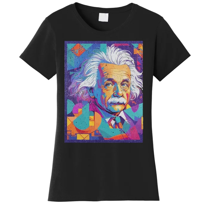 Albert Pop Art Portrait Women's T-Shirt