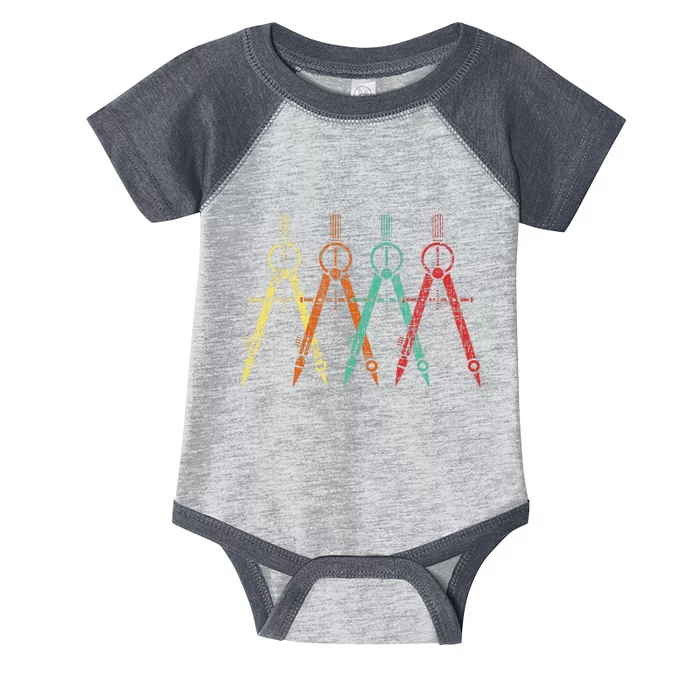 Architect Protractor Architecture Art Architectural Infant Baby Jersey Bodysuit