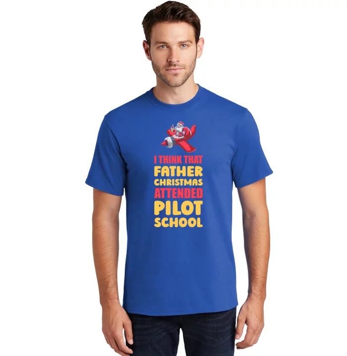 Airplane Pilot Aviator Fly Flying Aircraft Pilot Christmas Gift Tall T-Shirt