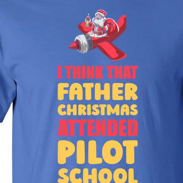 Airplane Pilot Aviator Fly Flying Aircraft Pilot Christmas Gift Tall T-Shirt