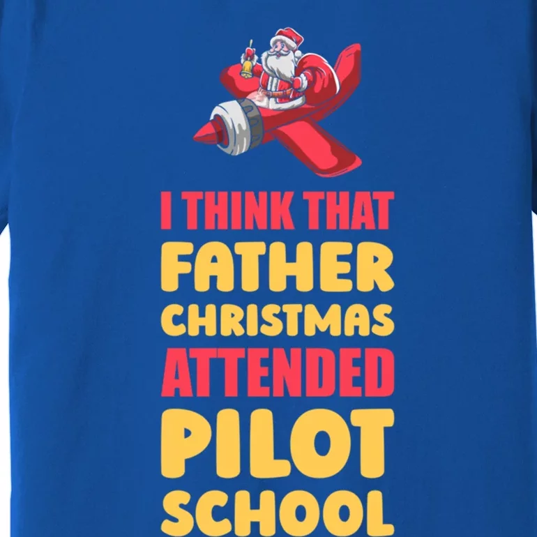 Airplane Pilot Aviator Fly Flying Aircraft Pilot Christmas Gift Premium T-Shirt