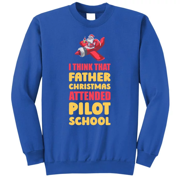 Airplane Pilot Aviator Fly Flying Aircraft Pilot Christmas Gift Tall Sweatshirt