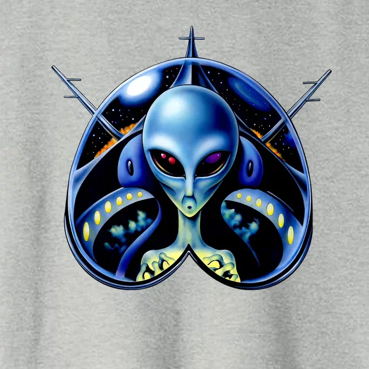 Alien Pilot Women's Crop Top Tee