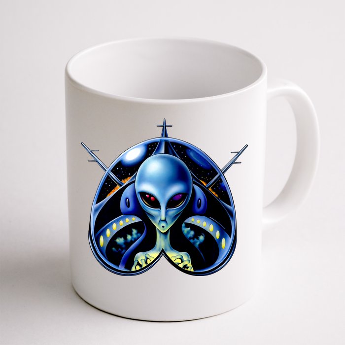 Alien Pilot Front & Back Coffee Mug