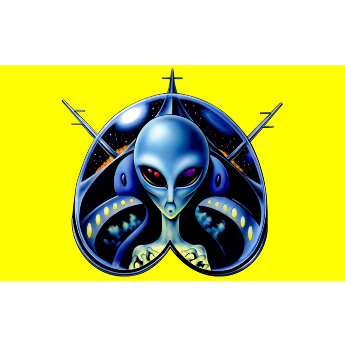 Alien Pilot Bumper Sticker