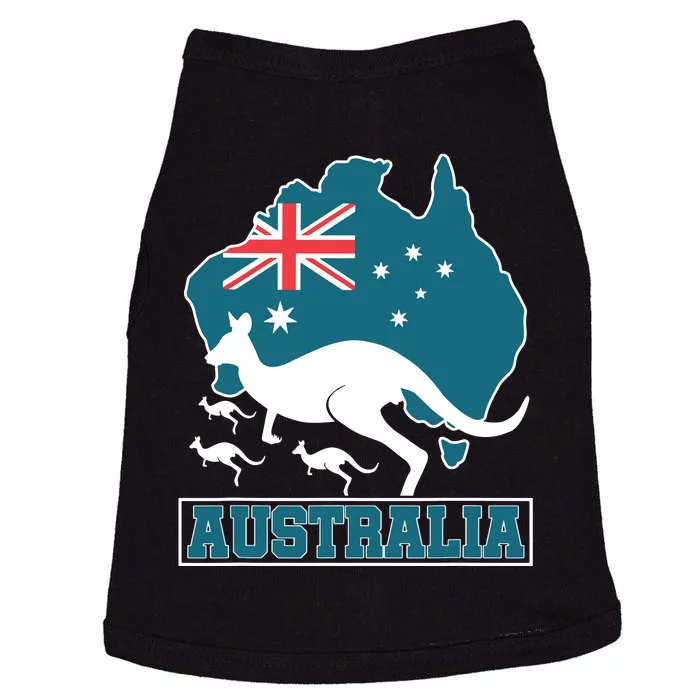 Australian Pride Aussie Gift Kangaroo Doggie Tank